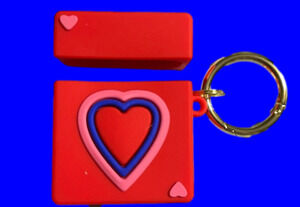 New square case w heart for AirPod